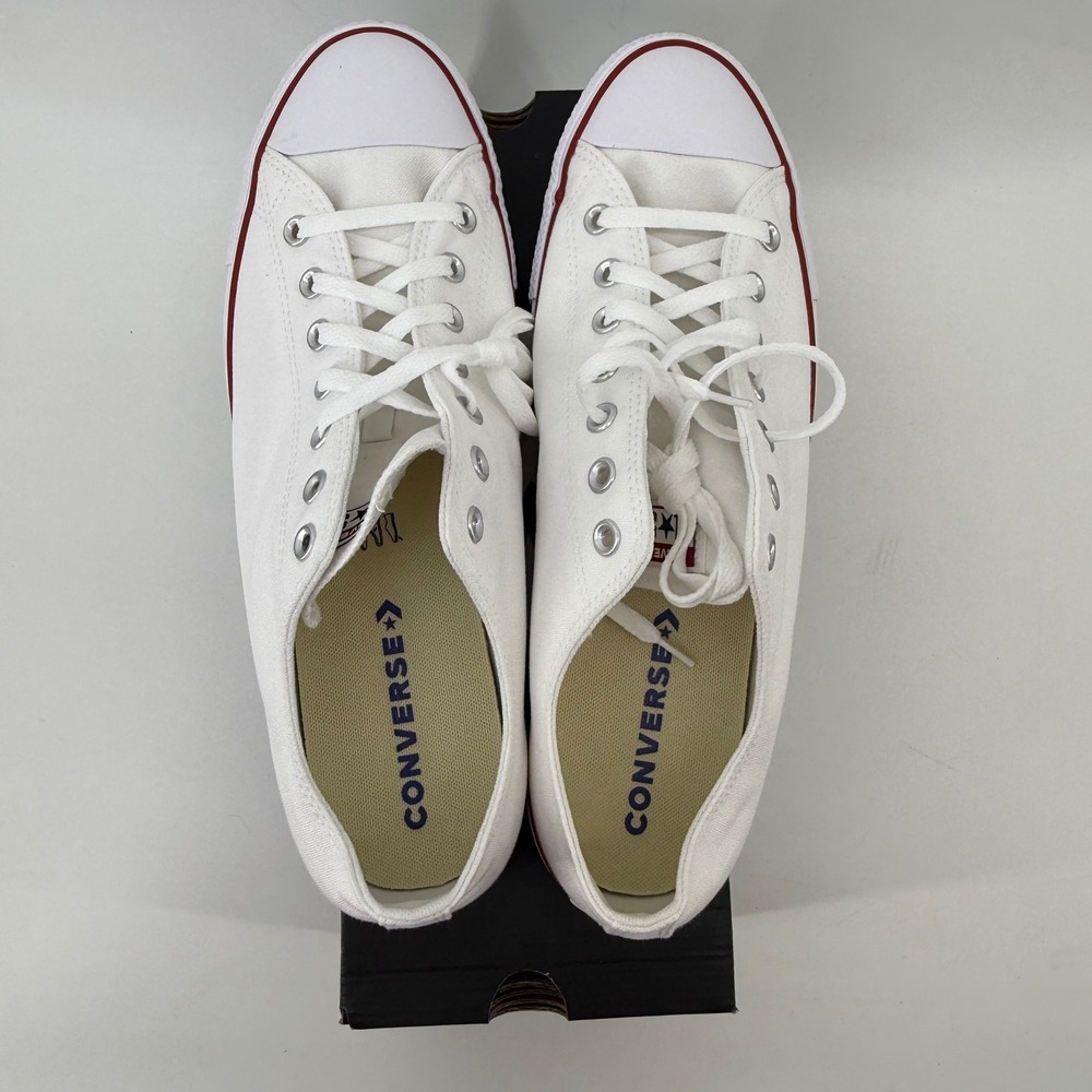 Converse Chuck Taylor‎ All Star Mens 13 White Red Blue Low Top Sneakers